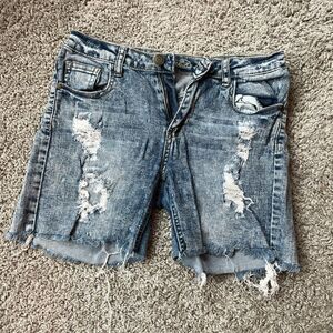 Machine High Rise Jean Shorts